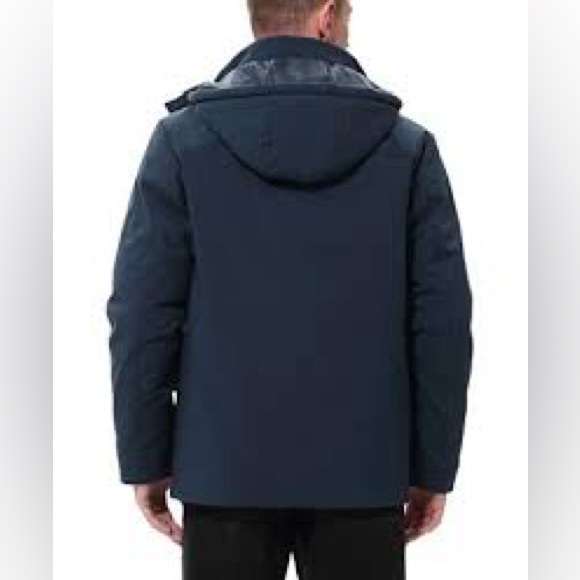 Bugatchi Dark Blue Performance Jacket - Picture 3 of 11